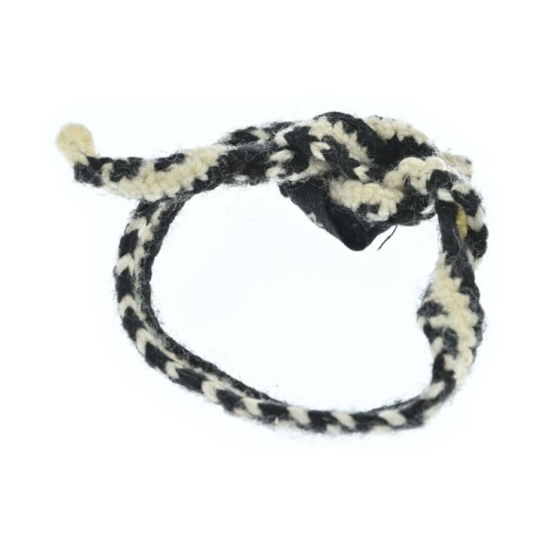 MARNI - MARNI マルニ ブレスレット・バングル - 黒x白 【古着 MARNI - MARNI マルニ ブレスレット・バングル - 黒x白 【古着