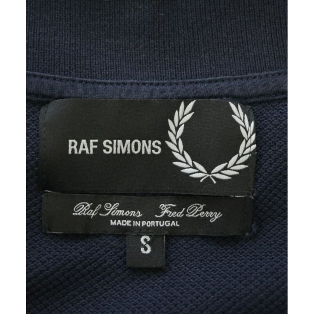 RAF SIMONS - RAF SIMONS ラフシモンズ ポロシャツ S 紺 【古着 RAF SIMONS - RAF SIMONS ラフシモンズ ポロシャツ S 紺 【古着