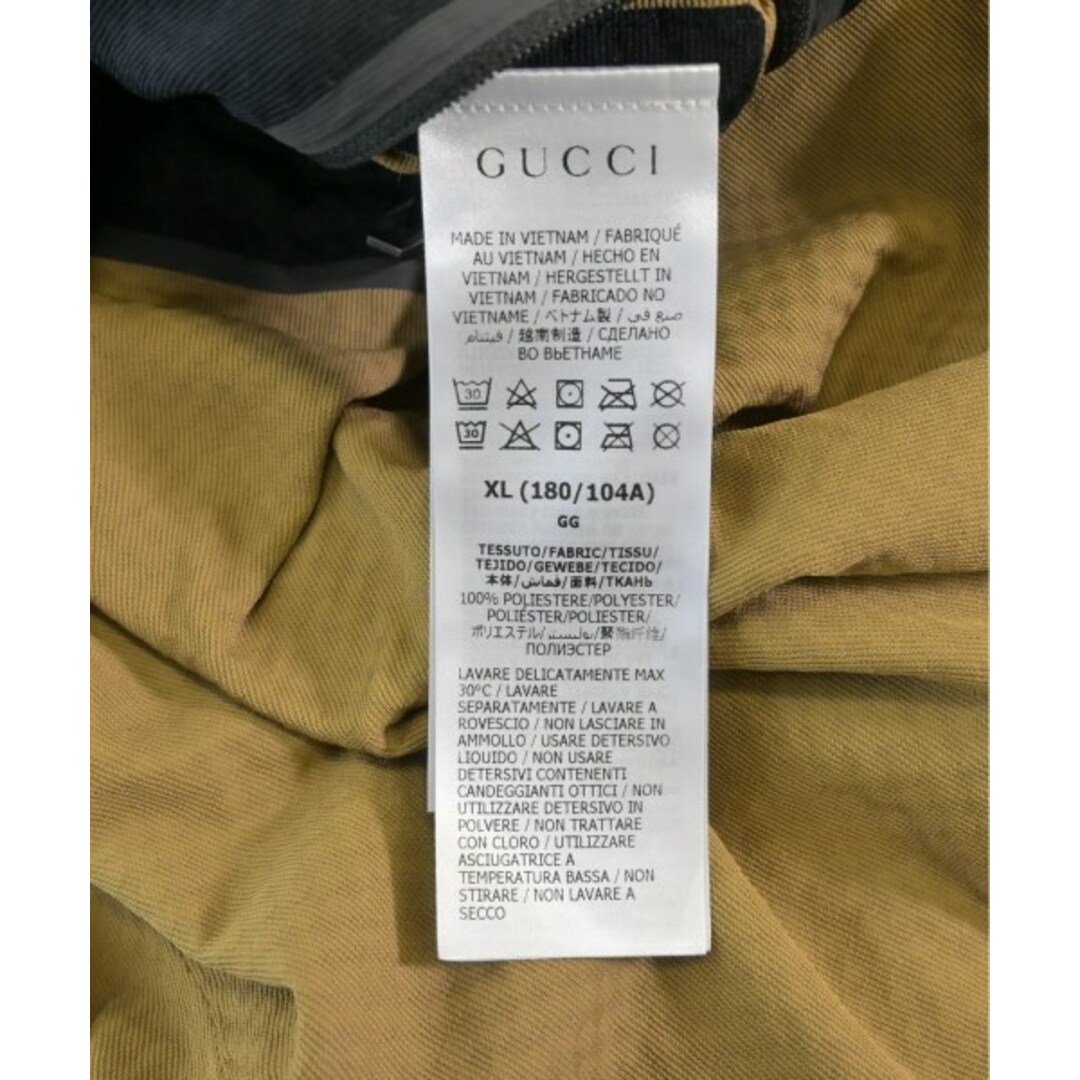 GUCCI - GUCCI グッチ パーカー XL カーキx黒 【古着】【中古 GUCCI - GUCCI グッチ パーカー XL カーキx黒 【古着】【中古