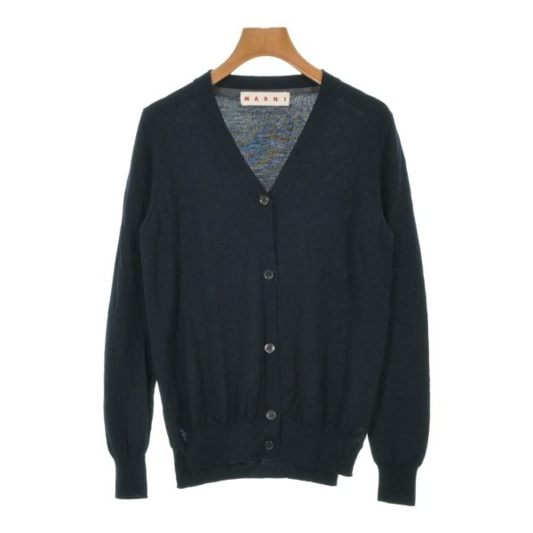 MARNI - MARNI マルニ カーディガン 40(M位) 紺 【古着】【中古 MARNI - MARNI マルニ カーディガン 40(M位) 紺 【古着】【中古