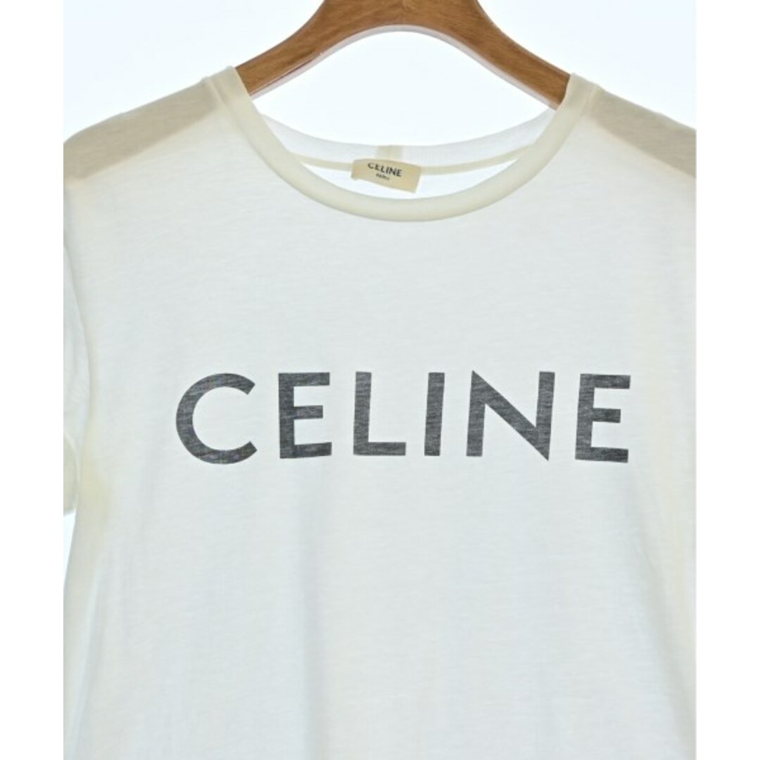 CELINE - CELINE セリーヌ Tシャツ・カットソー S 白等 【古着 CELINE - CELINE セリーヌ Tシャツ・カットソー S 白等 【古着