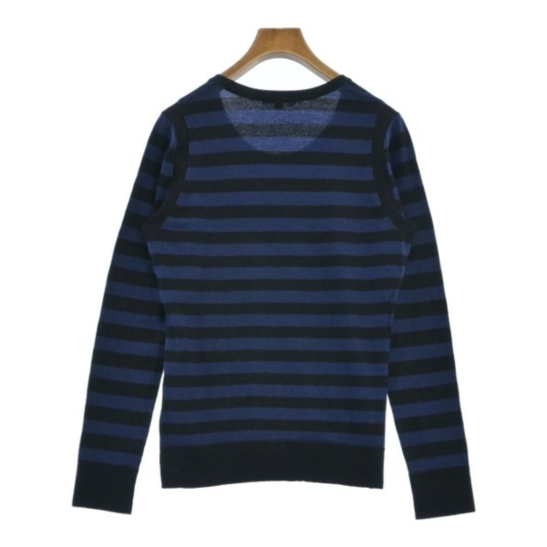 BURBERRY - BURBERRY バーバリー ニット・セーター 2(M位) 青x黒 BURBERRY - BURBERRY バーバリー ニット・セーター 2(M位) 青x黒
