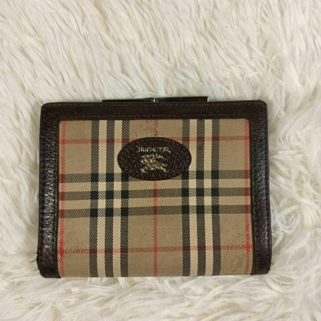 BURBERRY - 【BURBERRY】バーバリー 折り財布 財布 がま口 ノバ BURBERRY - 【BURBERRY】バーバリー 折り財布 財布 がま口 ノバ