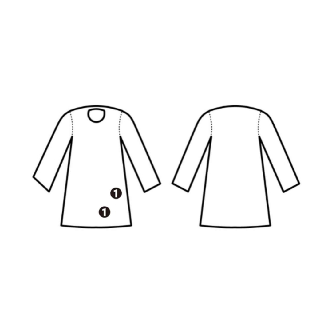 Stella McCartney - STELLA McCARTNEY ワンピース 38(S位) 黒x白 Stella McCartney - STELLA McCARTNEY ワンピース 38(S位) 黒x白