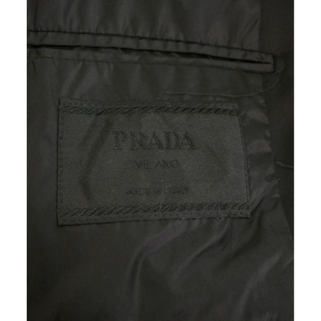 PRADA - PRADA プラダ テーラードジャケット 44(S位) 黒 【古着 PRADA - PRADA プラダ テーラードジャケット 44(S位) 黒 【古着