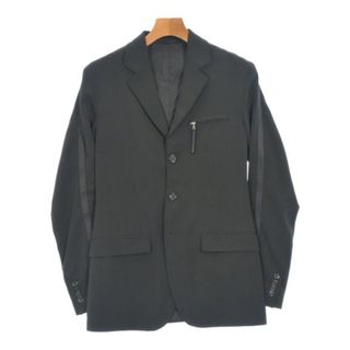 PRADA - PRADA プラダ テーラードジャケット 44(S位) 黒 【古着 PRADA - PRADA プラダ テーラードジャケット 44(S位) 黒 【古着