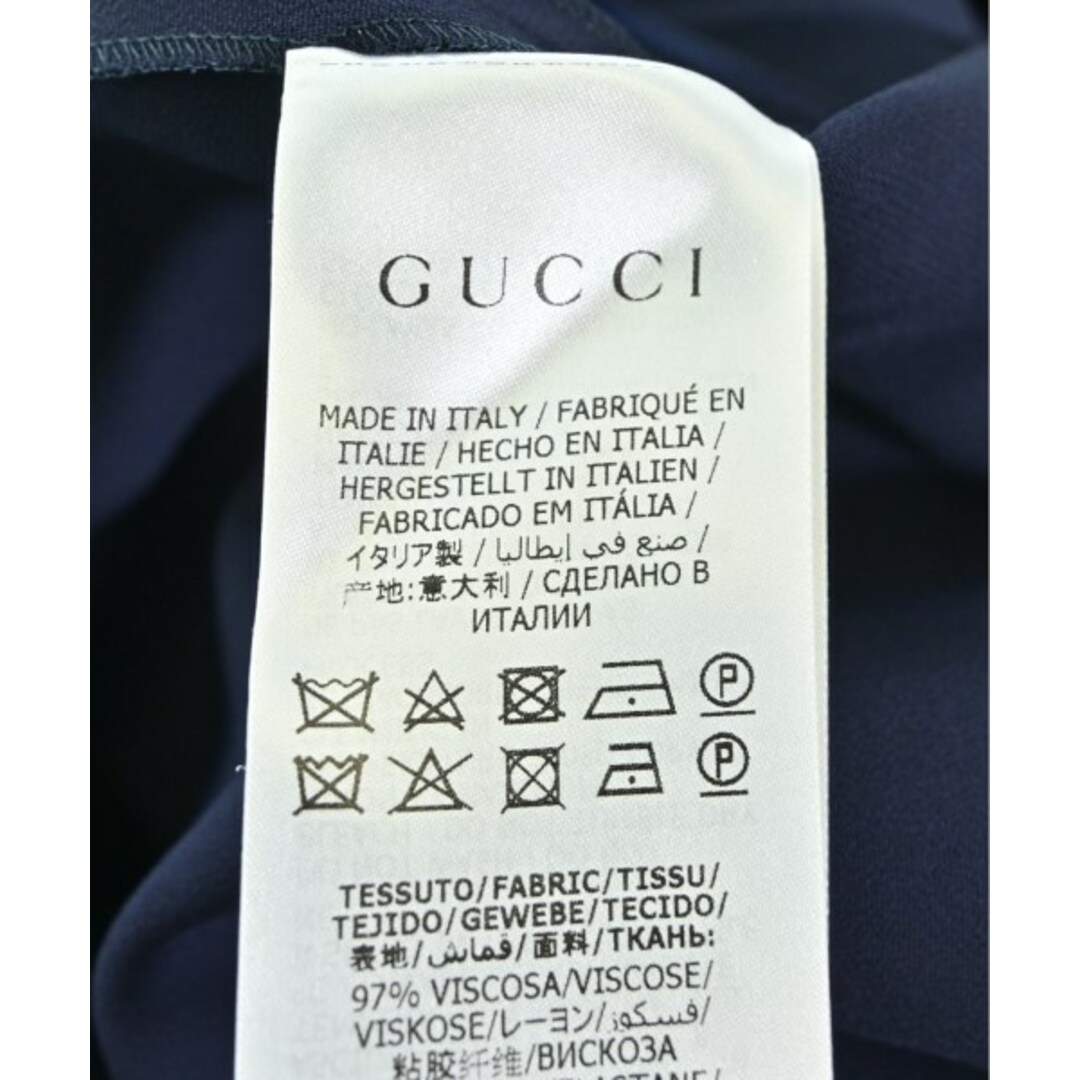 GUCCI - GUCCI グッチ ワンピース 36(XS位) 紺 【古着】【中古 GUCCI - GUCCI グッチ ワンピース 36(XS位) 紺 【古着】【中古
