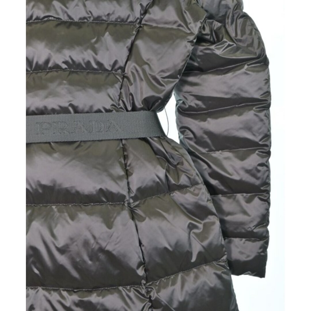 PRADA - PRADA プラダ ダウンコート 38(S位) グレー系 【古着 PRADA - PRADA プラダ ダウンコート 38(S位) グレー系 【古着