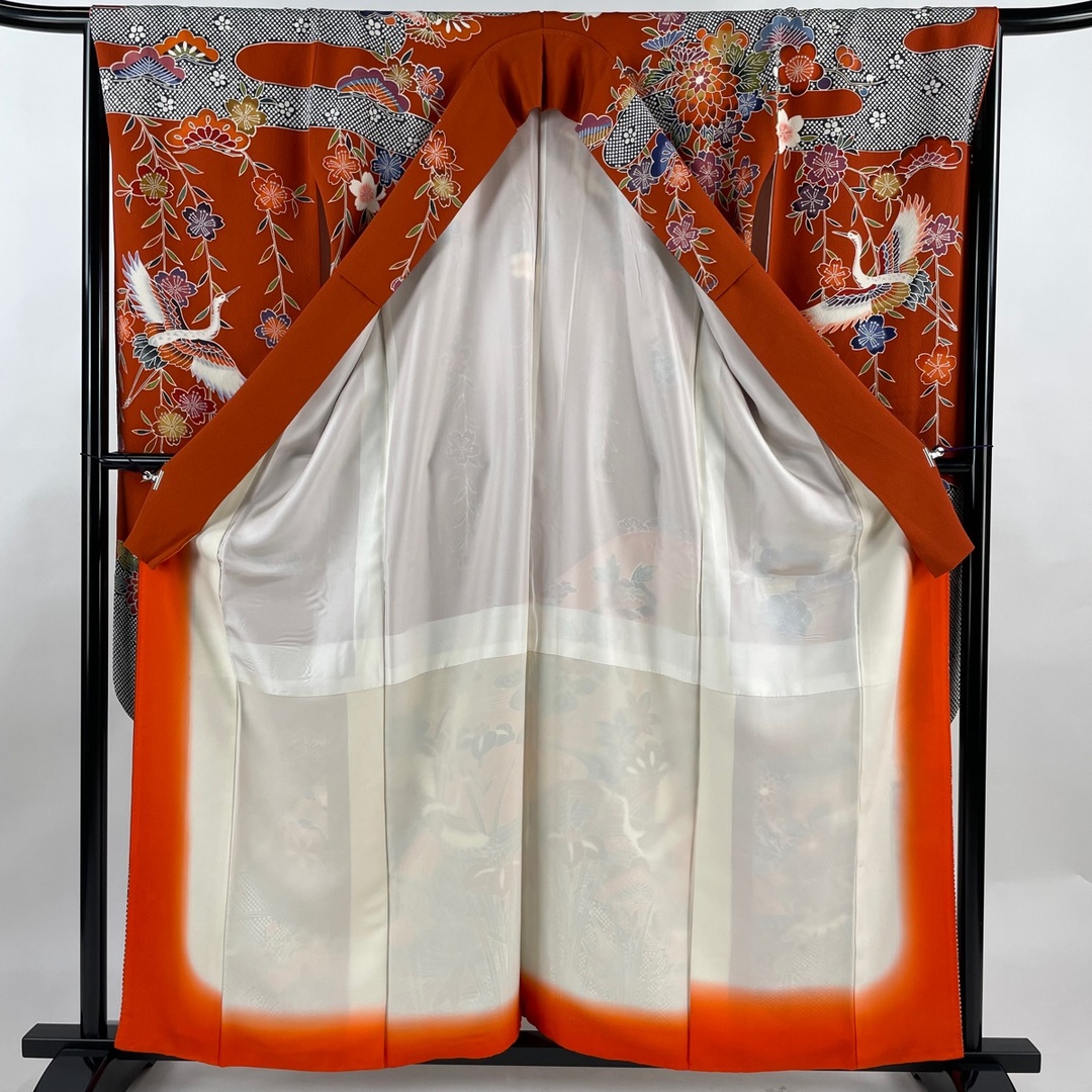 振袖 身丈160cm 裄丈66.5cm 正絹 美品 名品 【中古】の通販 by 振袖 身丈160cm 裄丈66.5cm 正絹 美品 名品 【中古】の通販 by