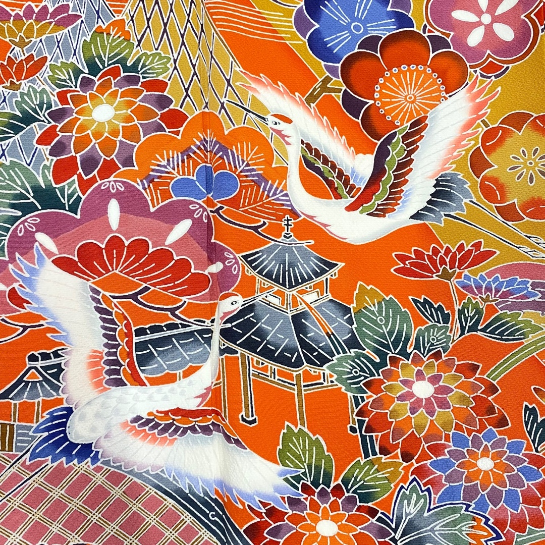 振袖 身丈160cm 裄丈66.5cm 正絹 美品 名品 【中古】の通販 by 振袖 身丈160cm 裄丈66.5cm 正絹 美品 名品 【中古】の通販 by