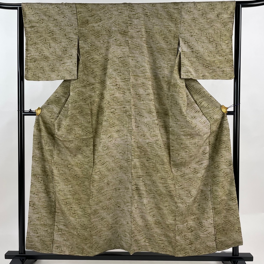 小紋 身丈157cm 裄丈64.5cm 正絹 美品 名品 【中古】の通販 by 小紋 身丈157cm 裄丈64.5cm 正絹 美品 名品 【中古】の通販 by