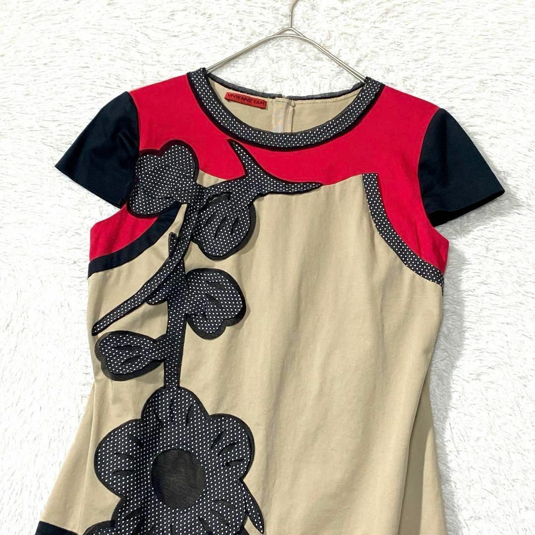 VIVIENNE TAM - 【美品】ヴィヴィアンタム フラワーモチーフ VIVIENNE TAM - 【美品】ヴィヴィアンタム フラワーモチーフ