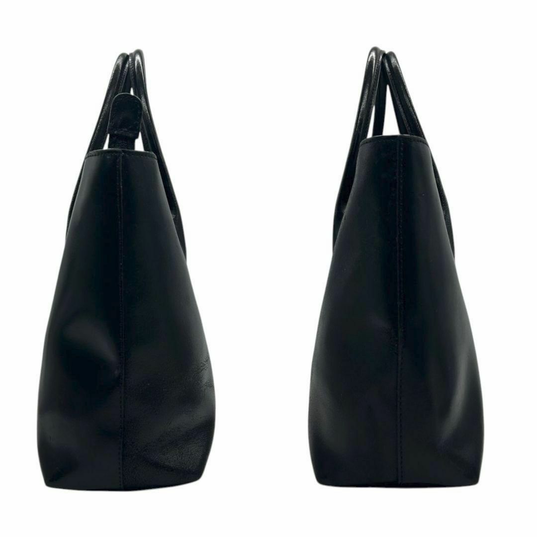 FURLA - フルラ ハンドバッグ ビジネス 黒 レザー A4収納 金具 FURLA - フルラ ハンドバッグ ビジネス 黒 レザー A4収納 金具
