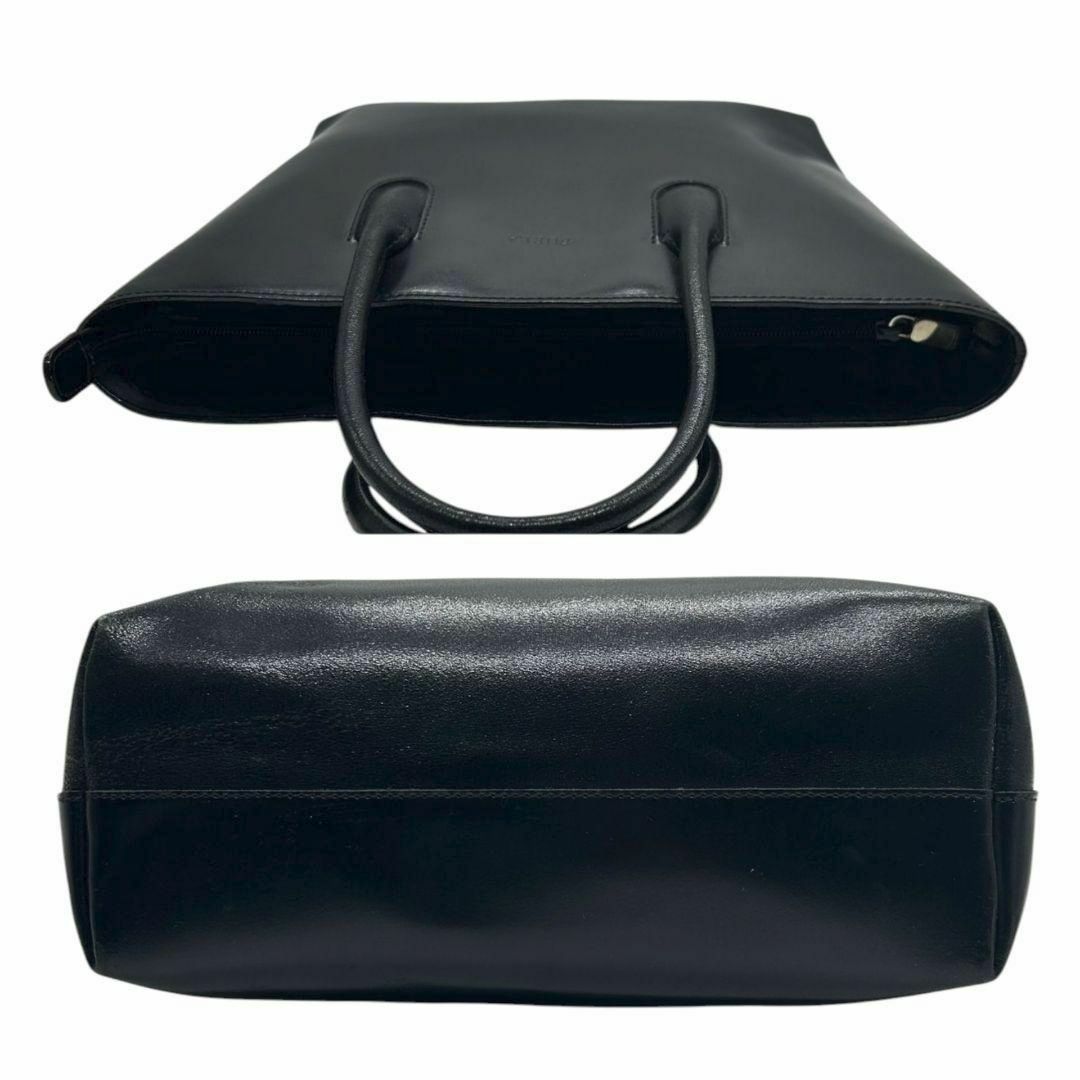 FURLA - フルラ ハンドバッグ ビジネス 黒 レザー A4収納 金具 FURLA - フルラ ハンドバッグ ビジネス 黒 レザー A4収納 金具