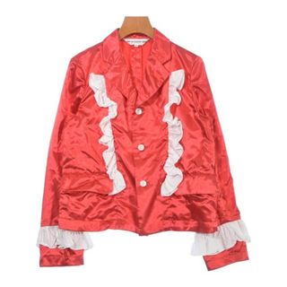 コムデギャルソンガール(COMME des GARCONS GIRL)のCOMME des GARCONS GIRL カジュアルジャケット S 赤 【古着】【中古】(テーラードジャケット)