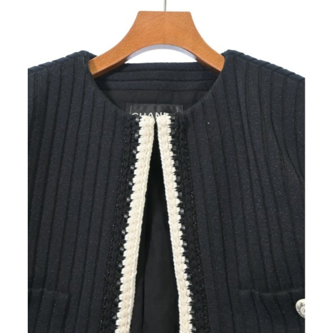 CHANEL - CHANEL シャネル ジャケット 36(XS位) 黒 【古着 CHANEL - CHANEL シャネル ジャケット 36(XS位) 黒 【古着