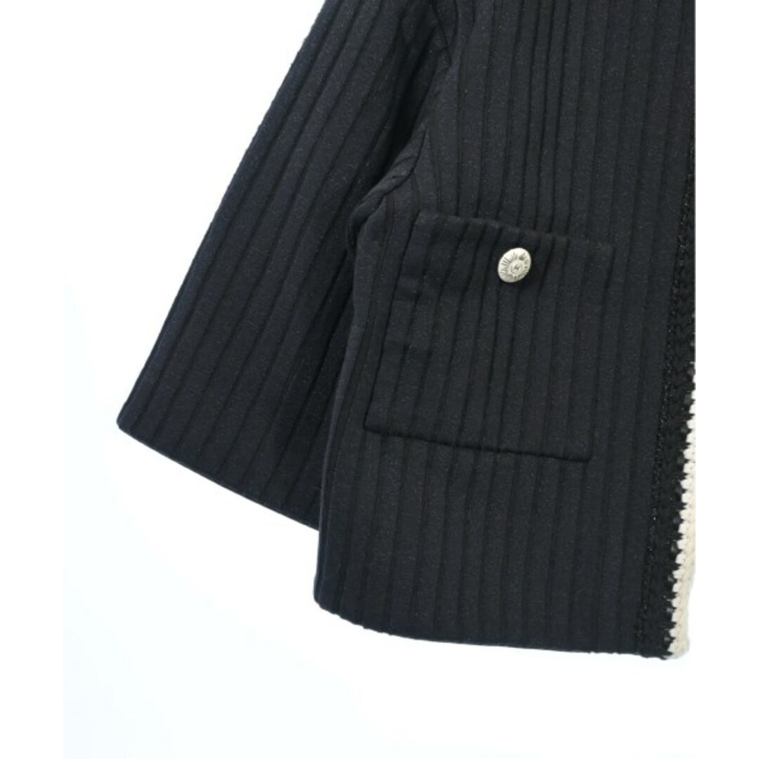 CHANEL - CHANEL シャネル ジャケット 36(XS位) 黒 【古着 CHANEL - CHANEL シャネル ジャケット 36(XS位) 黒 【古着