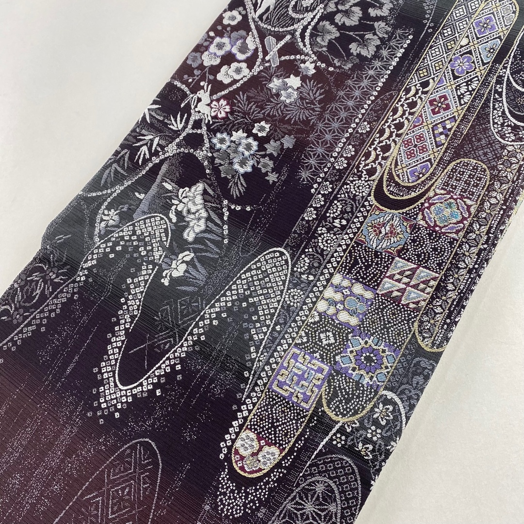 袋帯 名品 お太鼓柄 正絹 【中古】の通販 by バイセル ラクマ店 袋帯 名品 お太鼓柄 正絹 【中古】の通販 by バイセル ラクマ店