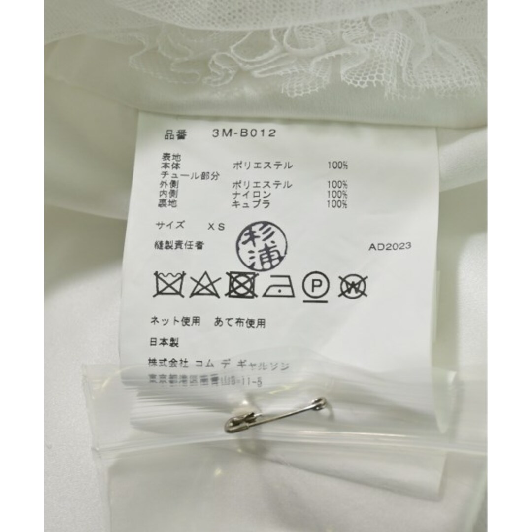 noir kei ninomiya - noir kei ninomiya カジュアルシャツ XS 白 noir kei ninomiya - noir kei ninomiya カジュアルシャツ XS 白