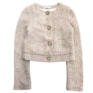 REDYAZEL - 美品 REDYAZEL レディアゼル ノーカラー ツイード風 REDYAZEL - 美品 REDYAZEL レディアゼル ノーカラー ツイード風