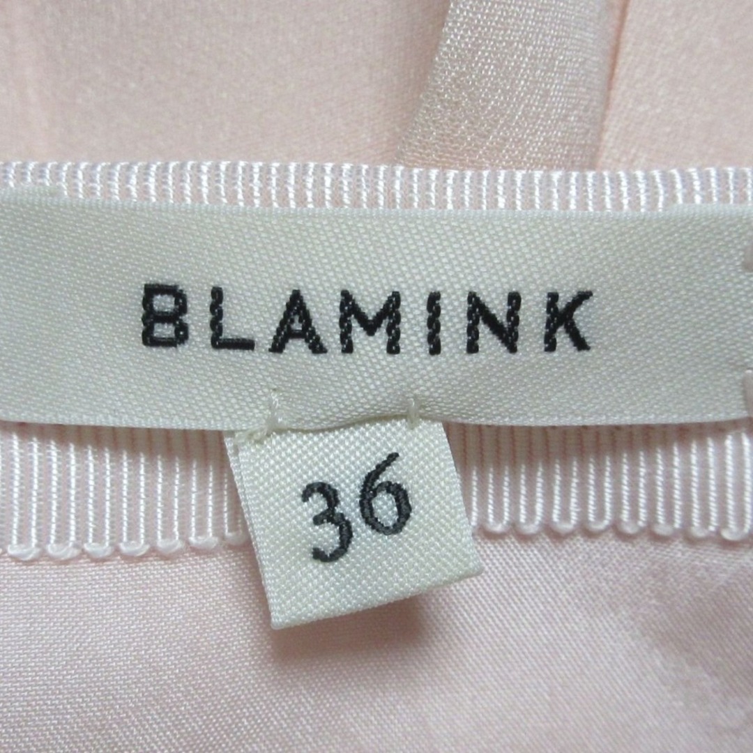 BLAMINK - 良品 BLAMINK ブラミンク S SI PLEAT シルク100 BLAMINK - 良品 BLAMINK ブラミンク S SI PLEAT シルク100