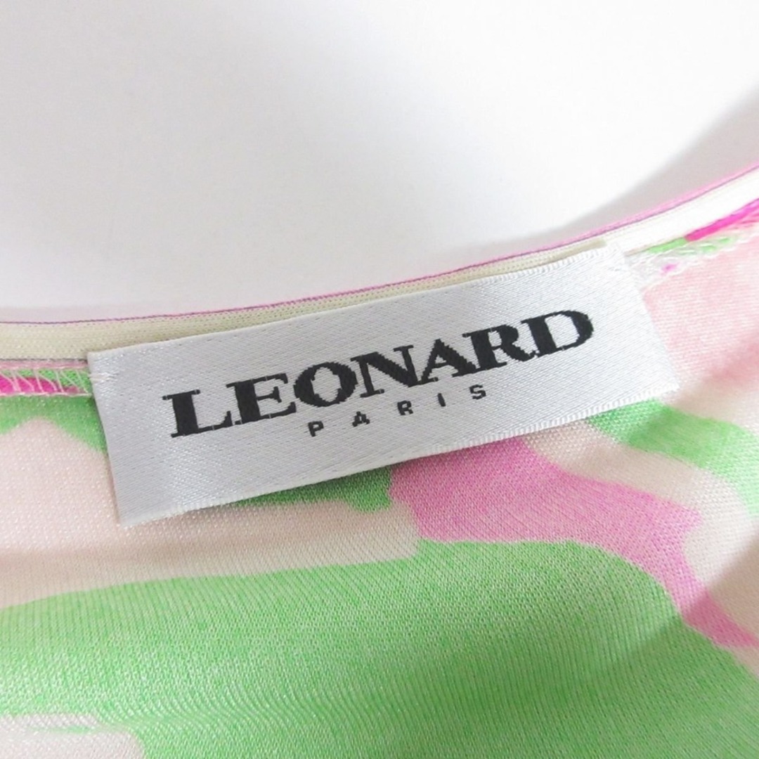 LEONARD - 美品 LEONARD レオナール 花柄 フラワープリント LEONARD - 美品 LEONARD レオナール 花柄 フラワープリント