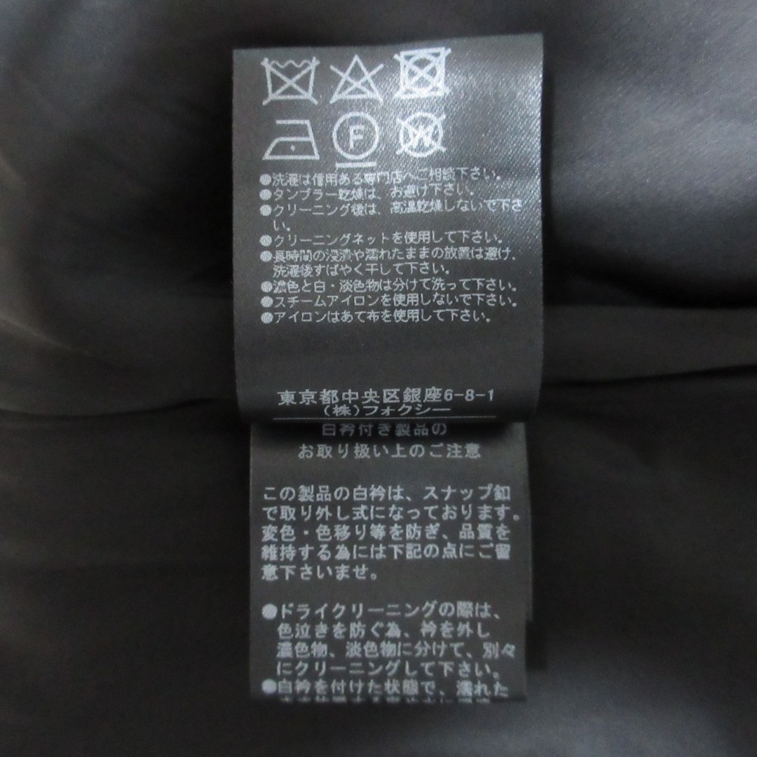FOXEY - 美品 FOXEY フォクシー 2WAY 白襟付き ノースリーブ FOXEY - 美品 FOXEY フォクシー 2WAY 白襟付き ノースリーブ