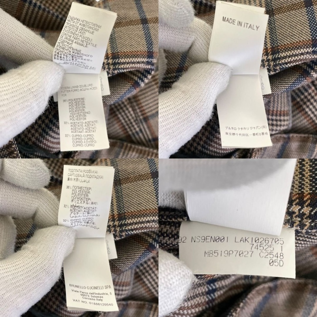 BRUNELLO CUCINELLI - 美品 BRUNELLO CUCINELLI ブルネロ BRUNELLO CUCINELLI - 美品 BRUNELLO CUCINELLI ブルネロ