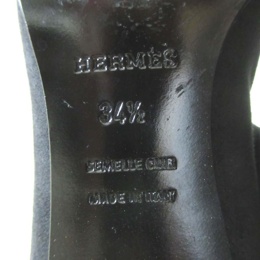 HERMES - 良品 HERMES エルメス スエード レザー リボン ロング HERMES - 良品 HERMES エルメス スエード レザー リボン ロング