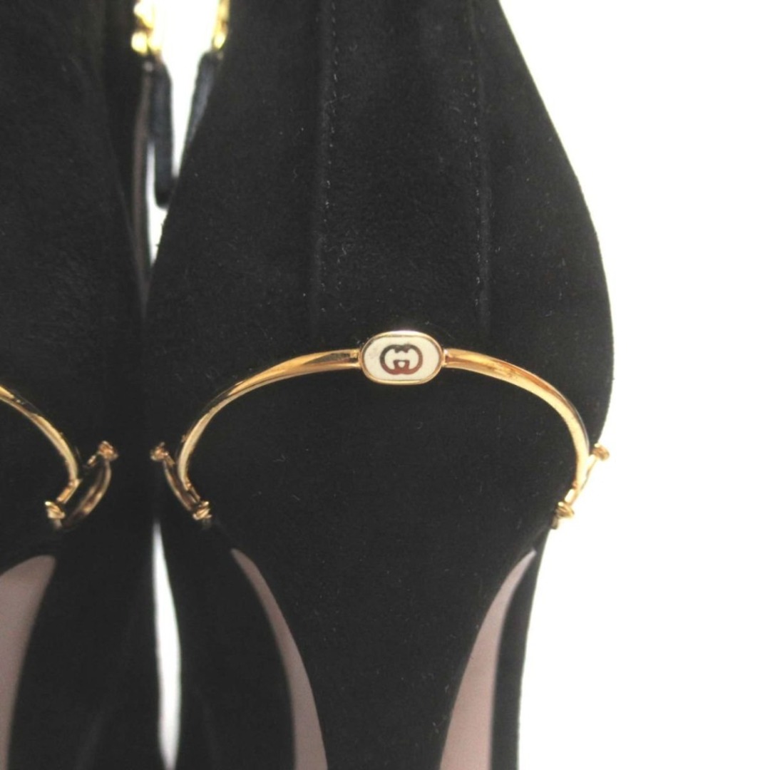GUCCI - 美品 GUCCI グッチ スエード レザー ピンヒール GUCCI - 美品 GUCCI グッチ スエード レザー ピンヒール