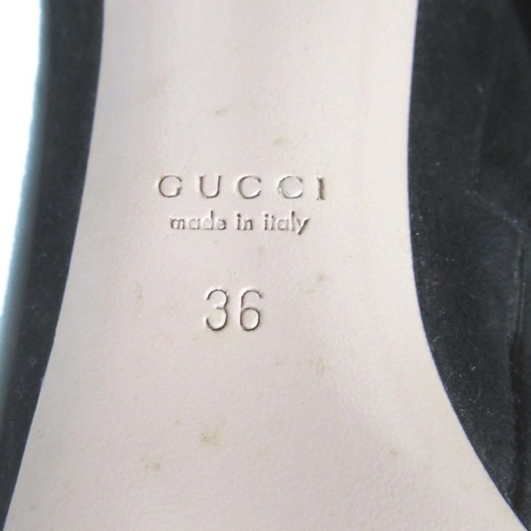 GUCCI - 美品 GUCCI グッチ スエード レザー ピンヒール GUCCI - 美品 GUCCI グッチ スエード レザー ピンヒール