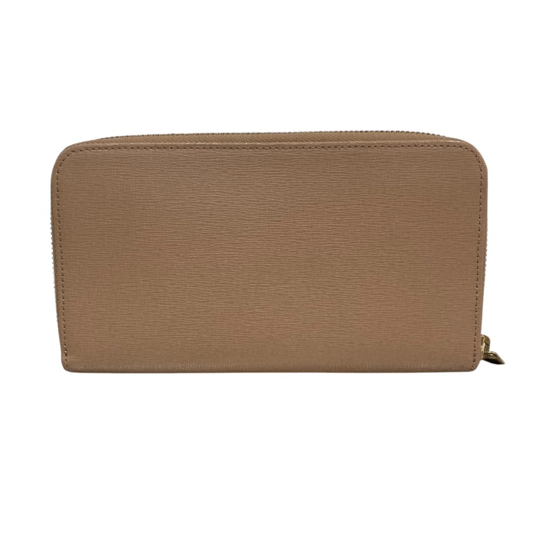 FURLA - 新品同様 FURLA フルラ ラウンドファスナー メタルロゴ FURLA - 新品同様 FURLA フルラ ラウンドファスナー メタルロゴ
