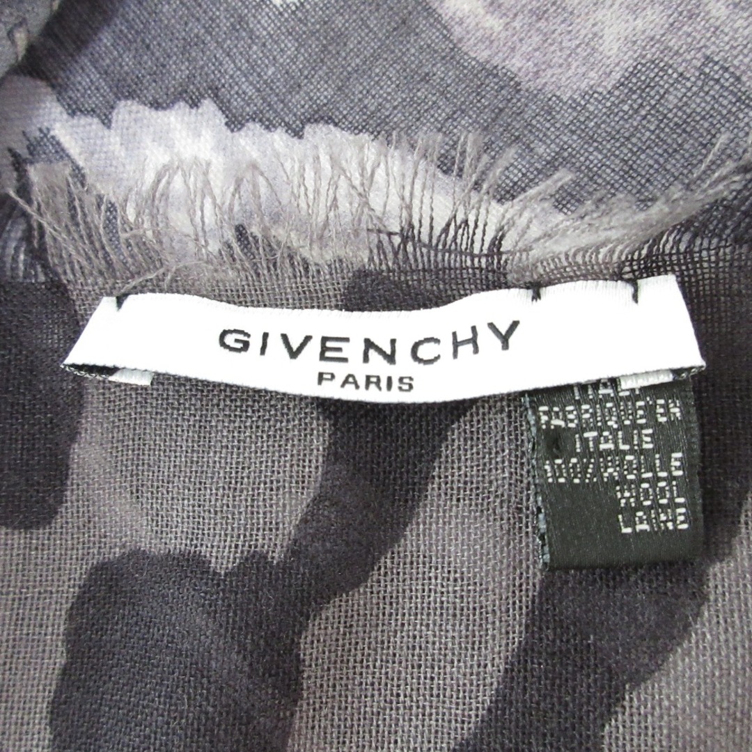 GIVENCHY - 美品 GIVENCHY ジバンシィ レオパード柄 ウール GIVENCHY - 美品 GIVENCHY ジバンシィ レオパード柄 ウール