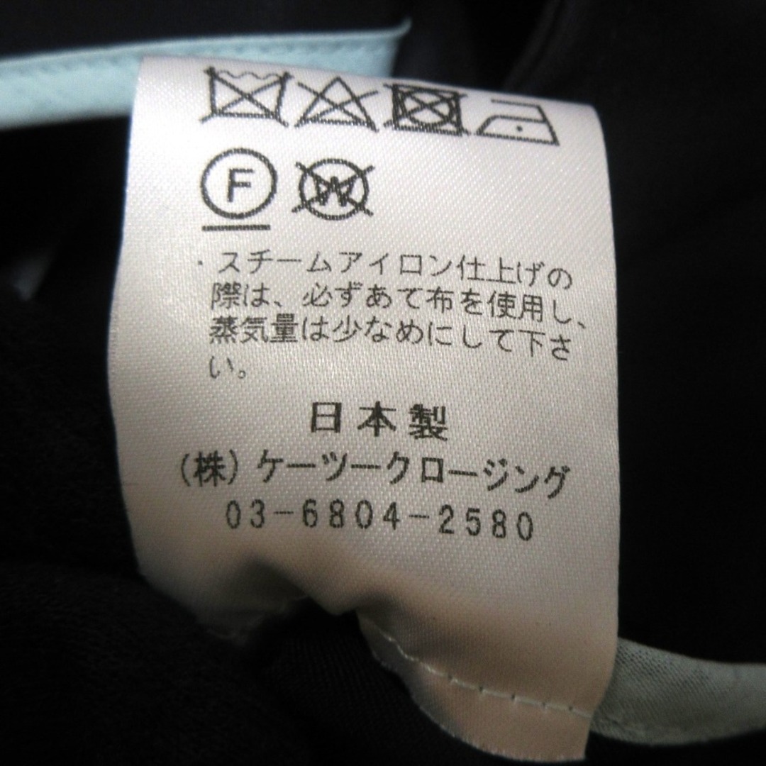 美品 23SS yori ヨリ ノーカラー ツイルフレアハーフコート 美品 23SS yori ヨリ ノーカラー ツイルフレアハーフコート