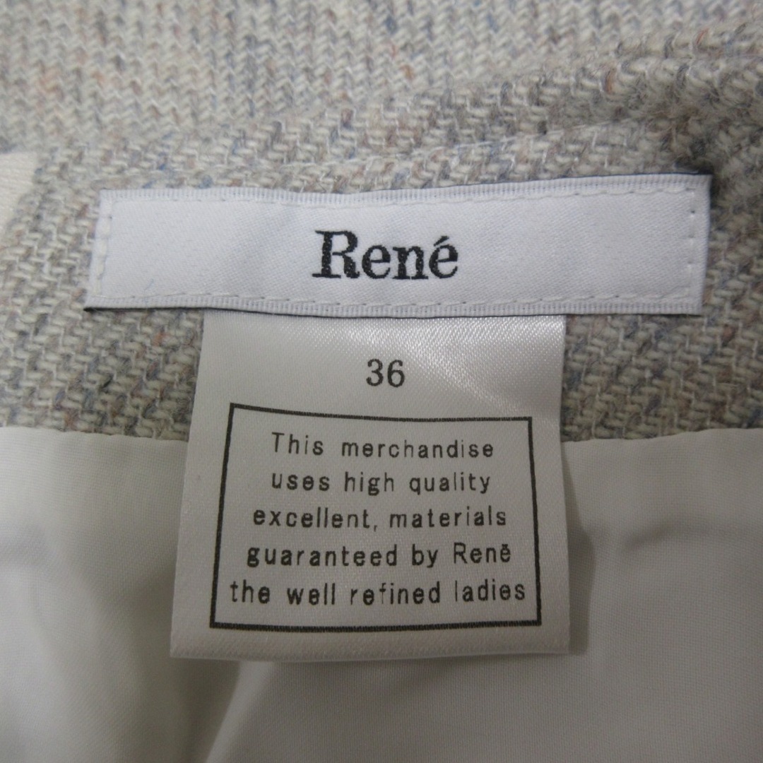 René - 美品 23AW Rene ルネ ウールブレンド ロング ミモレ丈 René - 美品 23AW Rene ルネ ウールブレンド ロング ミモレ丈