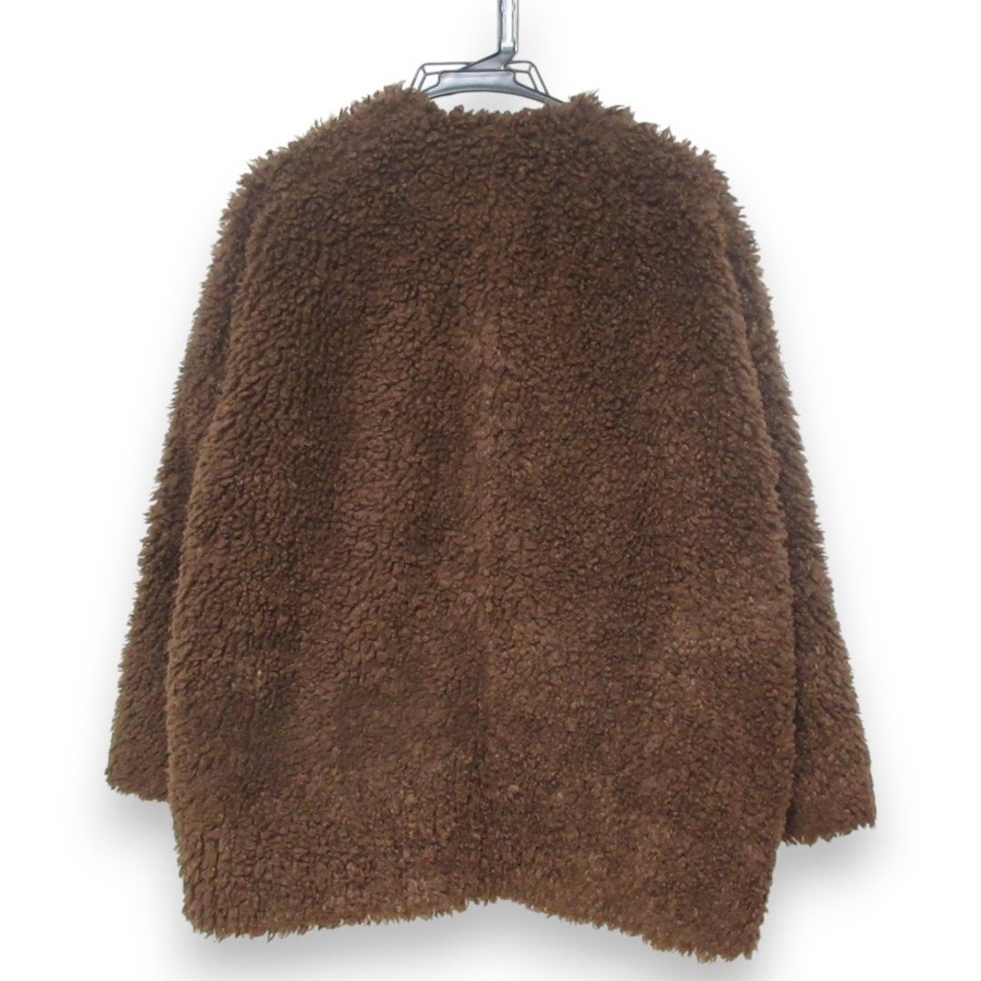 美品 22AW yori ヨリ プードルボアジャケット ノーカラー 美品 22AW yori ヨリ プードルボアジャケット ノーカラー