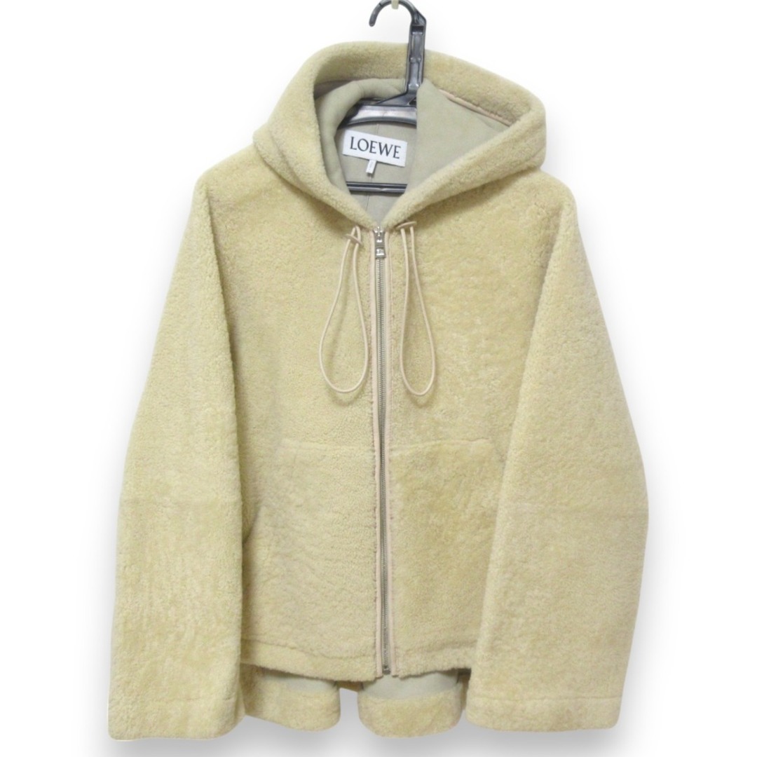 LOEWE - 美品 LOEWE ロエベ HOODED ZIP SHEARLING フーディー LOEWE - 美品 LOEWE ロエベ HOODED ZIP SHEARLING フーディー