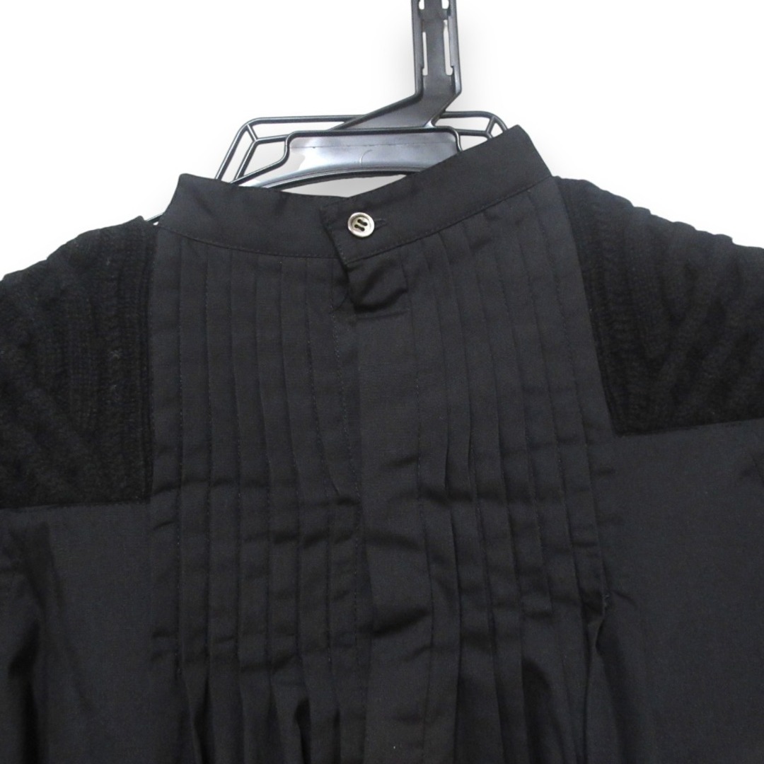 sacai - 美品 sacai サカイ ウール100% シャツドッキング sacai - 美品 sacai サカイ ウール100% シャツドッキング
