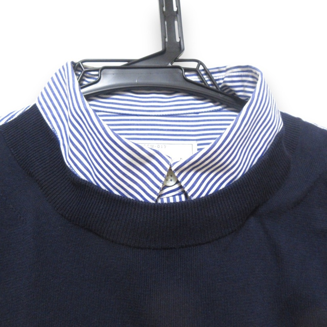 sacai - 美品 sacai サカイ SWITCHED PULLOVER SHIRTS SWEATER sacai - 美品 sacai サカイ SWITCHED PULLOVER SHIRTS SWEATER