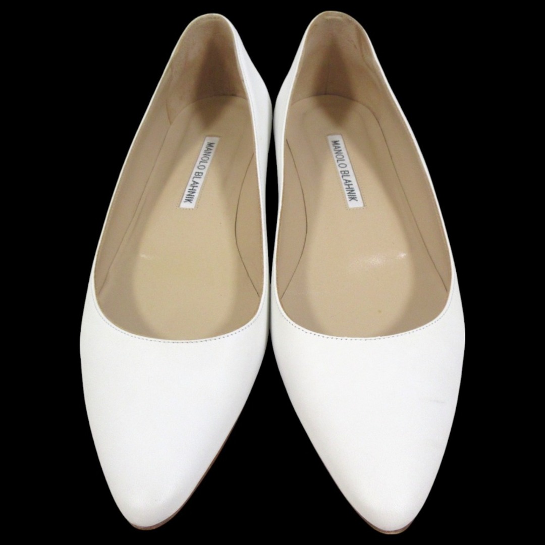 MANOLO BLAHNIK - 美品 MANOLO BLAHNIK マノロブラニク レザー MANOLO BLAHNIK - 美品 MANOLO BLAHNIK マノロブラニク レザー