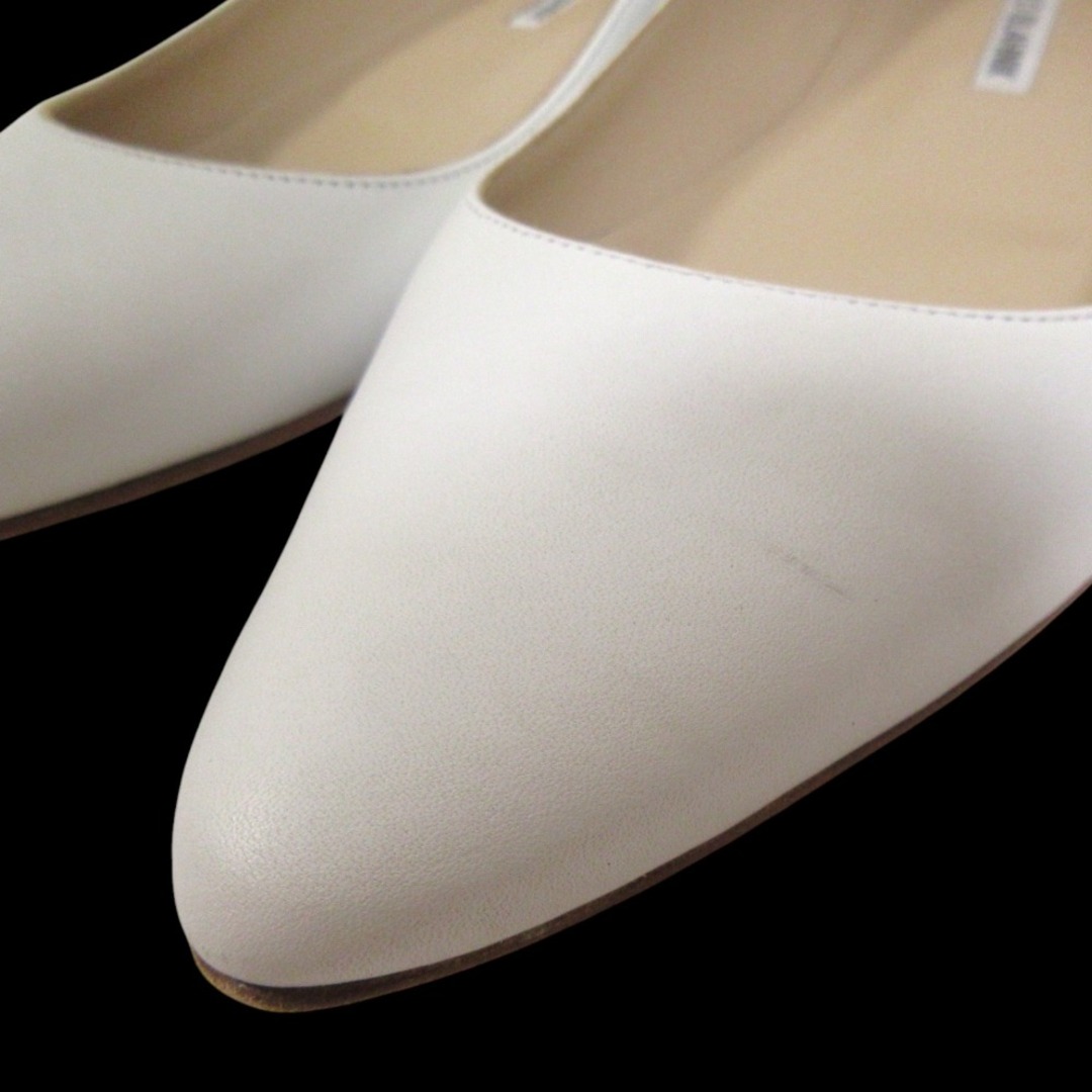 MANOLO BLAHNIK - 美品 MANOLO BLAHNIK マノロブラニク レザー MANOLO BLAHNIK - 美品 MANOLO BLAHNIK マノロブラニク レザー