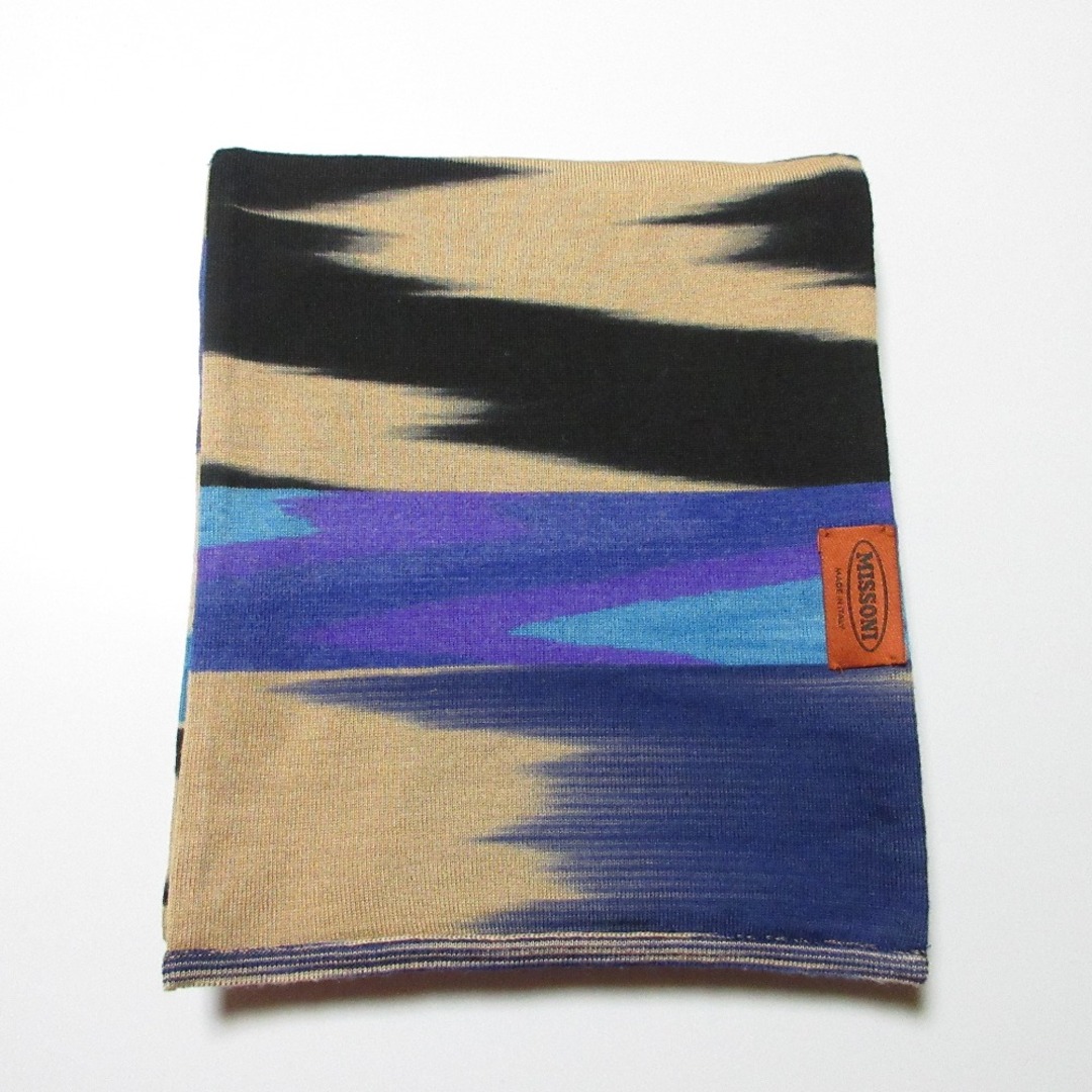 MISSONI - 美品 MISSONI ミッソーニ ボーダー ロングマフラー MISSONI - 美品 MISSONI ミッソーニ ボーダー ロングマフラー