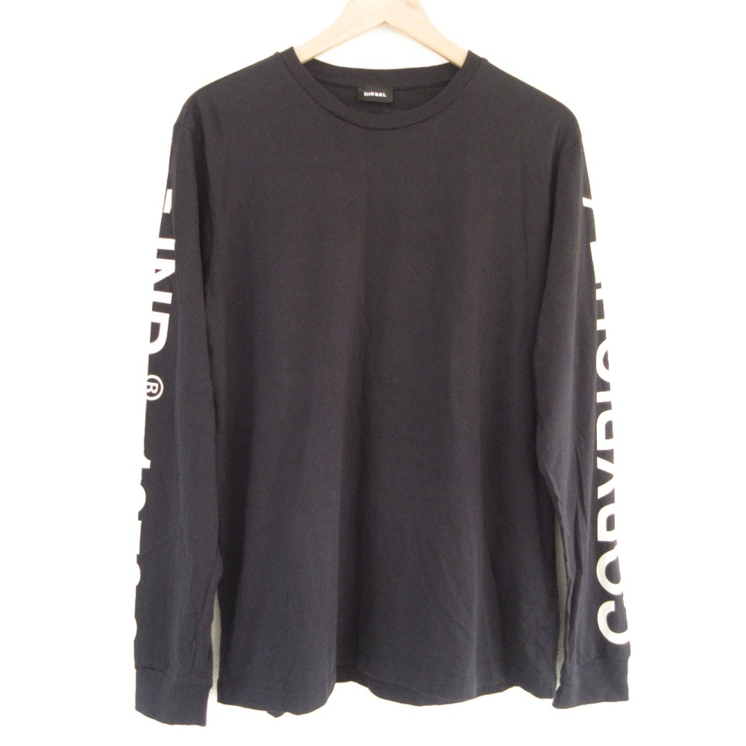 DIESEL - 美品 DIESEL ディーゼル ロゴプリント 長袖 ロング DIESEL - 美品 DIESEL ディーゼル ロゴプリント 長袖 ロング