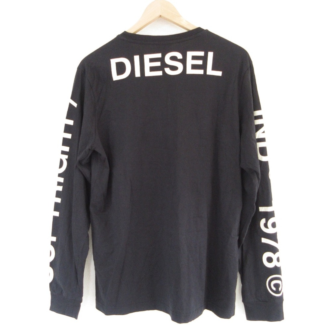 DIESEL - 美品 DIESEL ディーゼル ロゴプリント 長袖 ロング DIESEL - 美品 DIESEL ディーゼル ロゴプリント 長袖 ロング