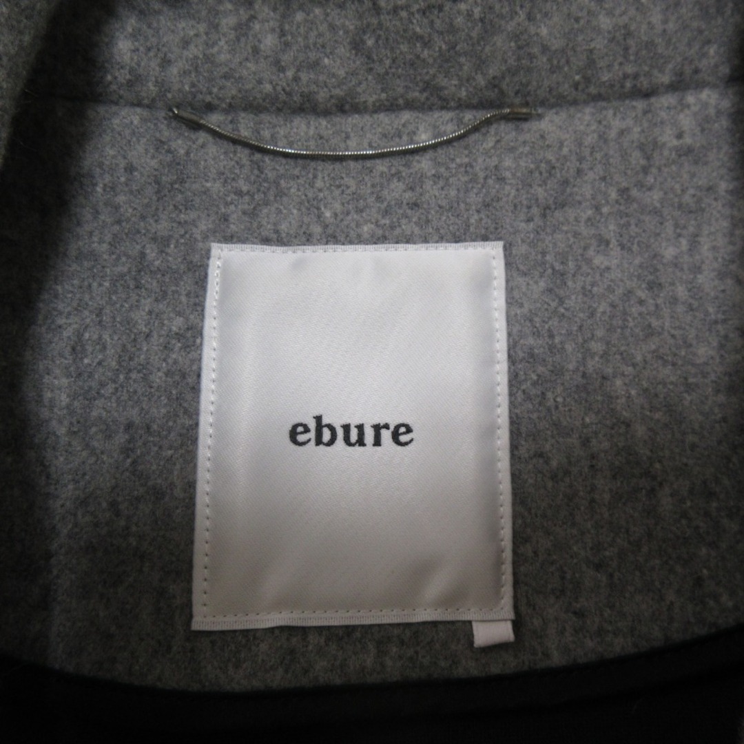 ebure - 美品 ebure エブール ウール ボンディング チェスター ebure - 美品 ebure エブール ウール ボンディング チェスター