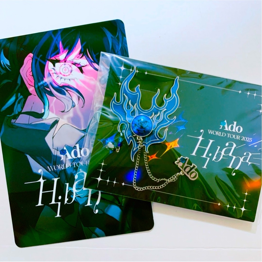 Ado WORLD TOUR 2025 Hibana VIP ブローチ ヒバナ エンタメ/ホビーのタレントグッズ(ミュージシャン)の商品写真