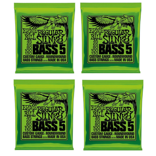 【4個】ERNIE BALL 2836 ベース弦 5弦 (45-130)(弦)