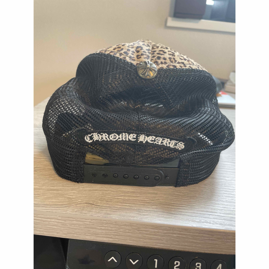 Chrome Hearts - クロムハーツクロスパッチキャップ CAP 豹柄の Chrome Hearts - クロムハーツクロスパッチキャップ CAP 豹柄の
