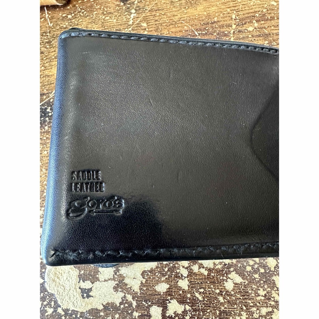 goro's - goro's ゴローズ 二つ折り財布 黒 サドルレザーの通販 goro's - goro's ゴローズ 二つ折り財布 黒 サドルレザーの通販