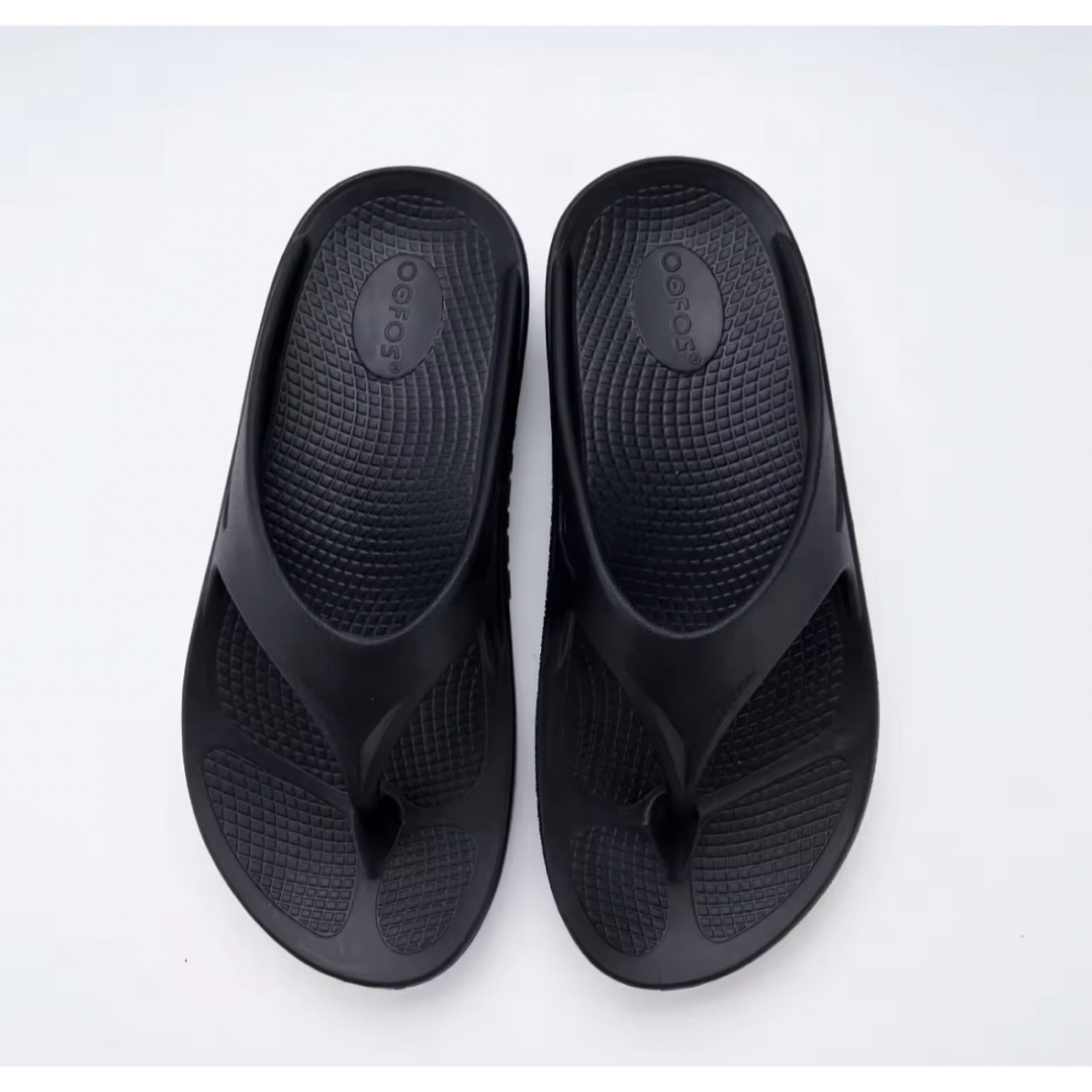 OOFOS - *新品*最安値*OOFOS サンダル black 24cm ウーフォス OOFOS - *新品*最安値*OOFOS サンダル black 24cm ウーフォス